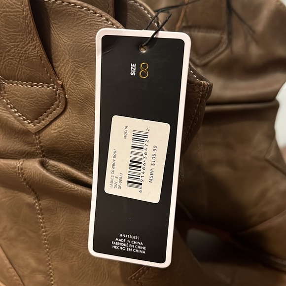 Charles Albert Ladies Cowboy Boot: NEW with Tags: size 8 - Picture 3 of 7